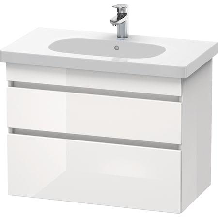 Ds Vanity Unit #034285 Chestn Basl 610X800X453mm Wall-Mounted